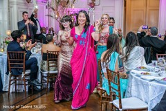 The Indian bridesmaids making their entrance The Indian bridesmaids making their entrance