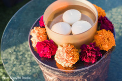 Indian sangeet table candles decorations. Indian sangeet table candles decorations.