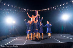 Indian groom in a sangeet choreography. Indian groom in a sangeet choreography.