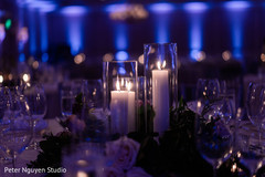 Indian wedding white candles decorations. Indian wedding white candles decorations.
