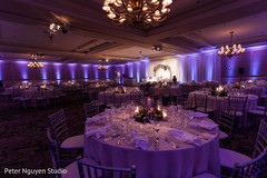 Indian wedding purple lights for reception venue decor. Indian wedding purple lights for reception venue decor.