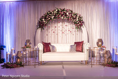 Indian wedding white purple and burgundy roses arrangement. Indian wedding white purple and burgundy roses arrangement.