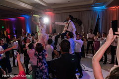 Indian couple at wedding reception dance capture. Indian couple at wedding reception dance capture.