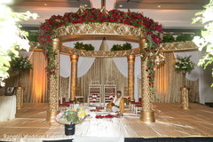 Incredible Indian wedding mandap red roses decoration. Incredible Indian wedding mandap red roses decoration.