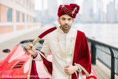 Indian groom with his Rajput Wedding Sword Indian groom with his Rajput Wedding Sword