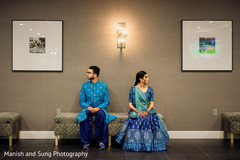 Indian couple looking away from each other Indian couple looking away from each other