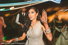 A take of the Indian bride on the dance-floor A take of the Indian bride on the dance-floor