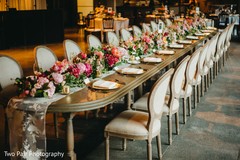 Indian wedding reception table flowers centerpiece. Indian wedding reception table flowers centerpiece.