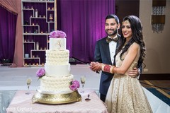 Indian Couple cutting cake moment. Indian Couple cutting cake moment.