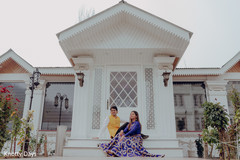 Vibrant portrait of indian couple. Vibrant portrait of indian couple.