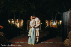 Indian couple sharing a moment at night Indian couple sharing a moment at night