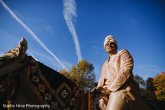 Another picture of the Indian groom riding a white mare Another picture of the Indian groom riding a white mare
