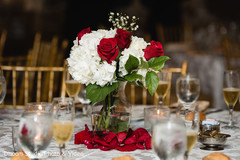 A close up of one of the dinner tables A close up of one of the dinner tables