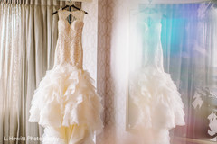 Maharani's Indian wedding mermaid ivory dress. Maharani's Indian wedding mermaid ivory dress.
