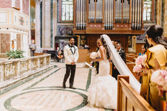 Indian bride making her entrance to wedding capture. Indian bride making her entrance to wedding capture.