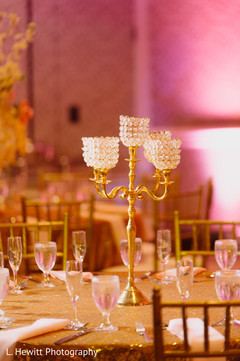 Indian wedding table candles golden chandelier. Indian wedding table candles golden chandelier.