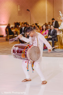 Indian wedding reception dholi player live music. Indian wedding reception dholi player live music.