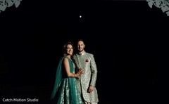 Indian bride and groom posing for photo shoot. Indian bride and groom posing for photo shoot.