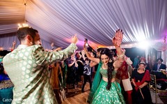 Indian couple at sangeet dance. Indian couple at sangeet dance.