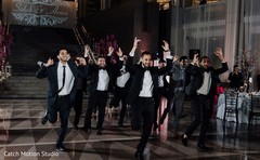 Raja and groomsmen at reception choreography. Raja and groomsmen at reception choreography.