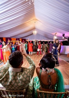 Indian bridesmaids and groomsmen sangeet dance. Indian bridesmaids and groomsmen sangeet dance.