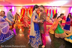 Indian couple sharing a moment on the dance-floor Indian couple sharing a moment on the dance-floor