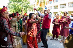 Indian wedding relatives at sangeet celebration. Indian wedding relatives at sangeet celebration.