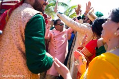 Upbeat outdoors Sangeet celebration. Upbeat outdoors Sangeet celebration.