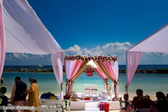 Indian wedding ceremony by the shore setup. Indian wedding ceremony by the shore setup.