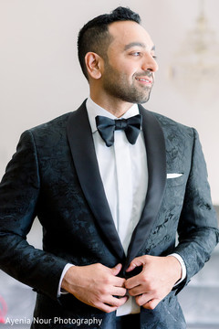 Indian groom in his wedding attire Indian groom in his wedding attire