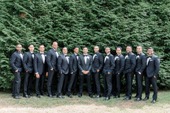 Indian groom posing with his Indian groomsmen Indian groom posing with his Indian groomsmen
