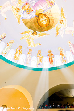 Indian Christian wedding venue decoration. Indian Christian wedding venue decoration.