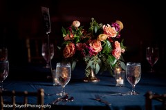 Pink and peach roses table centerpiece decoration. Pink and peach roses table centerpiece decoration.