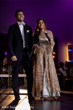 Indian wedding reception speech done by relatives. Indian wedding reception speech done by relatives.