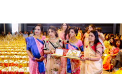 Indian relatives carrying the bridal jewelry Indian relatives carrying the bridal jewelry