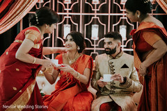Indian couple during ceremony rituals. Indian couple during ceremony rituals.