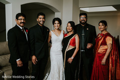 Indian bride with family members capture. Indian bride with family members capture.