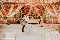 Indian couple at incredible reception dance. Indian couple at incredible reception dance.