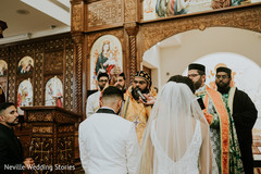 Indian couple during Christian Indian wedding ceremony rituals. Indian couple during Christian Indian wedding ceremony rituals.