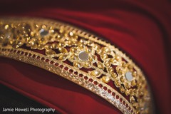 The red scarf to be worn by the Indian groom The red scarf to be worn by the Indian groom