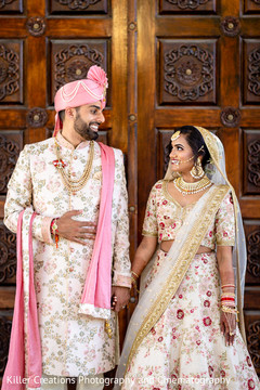 Indian couple posing for picture. Indian couple posing for picture.