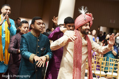 Indian groom arriving to his wedding ceremony. Indian groom arriving to his wedding ceremony.