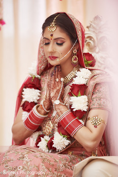 Maharani praying during ceremony. Maharani praying during ceremony.