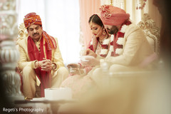 Maharani and Raja in their wedding ceremony. Maharani and Raja in their wedding ceremony.