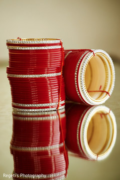 Maharani's red bracelets. Maharani's red bracelets.