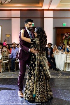 Maharani and Indian groom dancing. Maharani and Indian groom dancing.