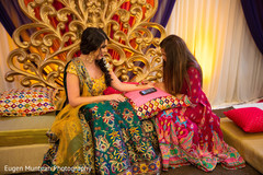 Indian bride on their mehndi fashion Indian bride on their mehndi fashion