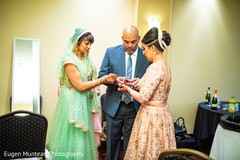 Indian bride getting her chooras on. Indian bride getting her chooras on.