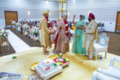 Indain bride and groom at traditional Indian wedding ceremony. Indain bride and groom at traditional Indian wedding ceremony.