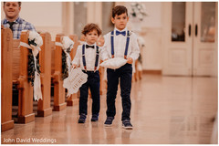 Indian wedding page boys walking down the aisle. Indian wedding page boys walking down the aisle.